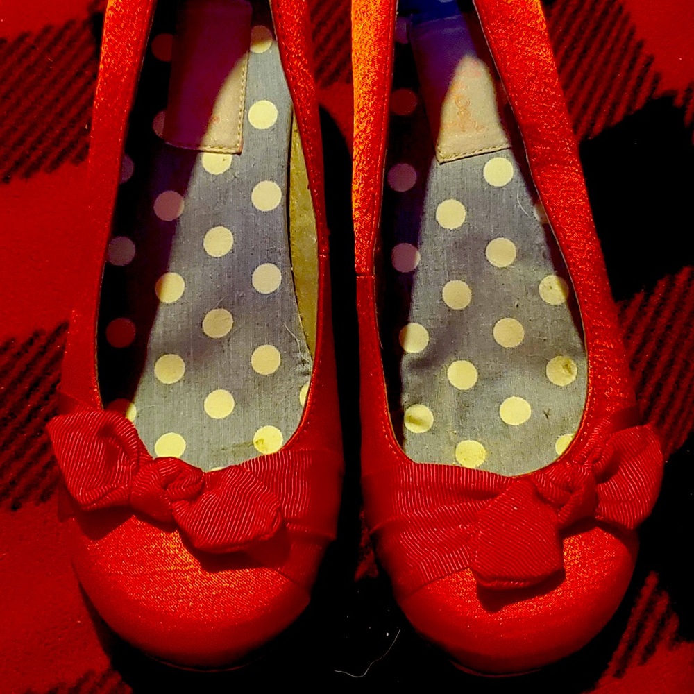Jelly pop red heels
